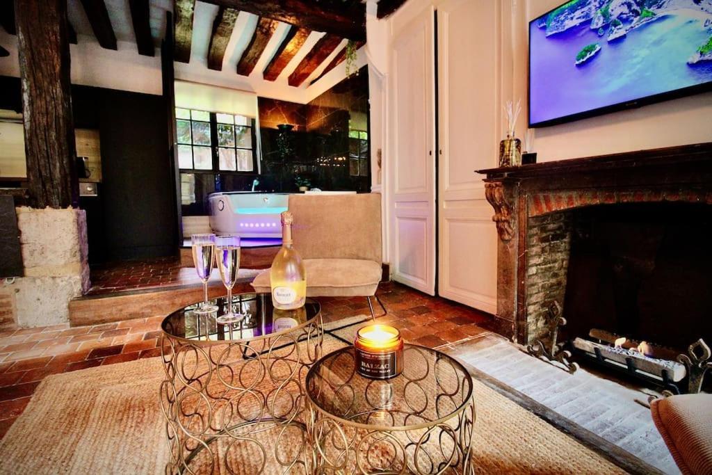 Le Spa Gustave - Sauna, Jacuzzi & Terrasse A Rouen Bagian luar foto