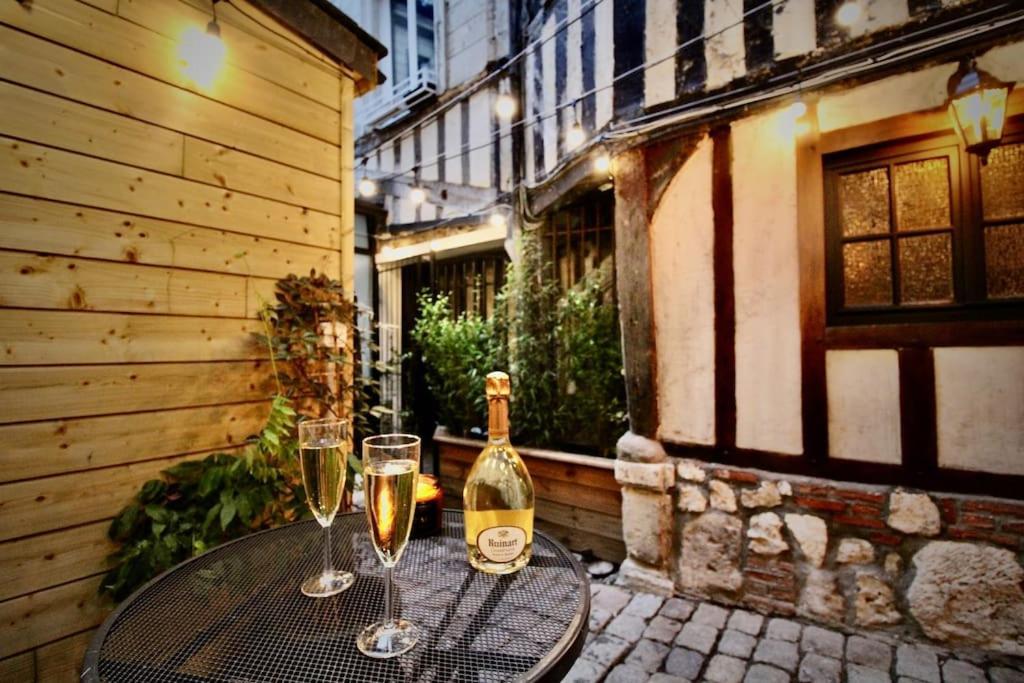 Le Spa Gustave - Sauna, Jacuzzi & Terrasse A Rouen Bagian luar foto