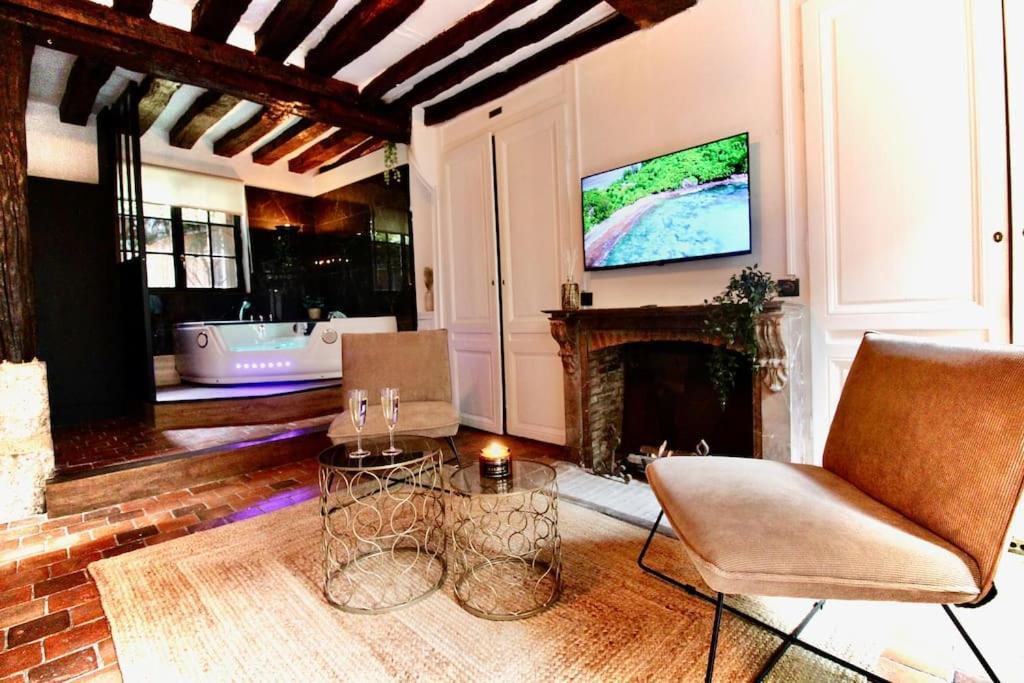 Le Spa Gustave - Sauna, Jacuzzi & Terrasse A Rouen Bagian luar foto