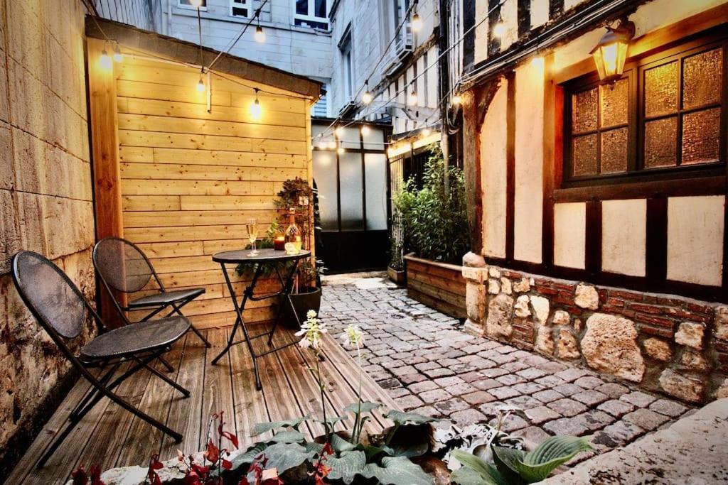 Le Spa Gustave - Sauna, Jacuzzi & Terrasse A Rouen Bagian luar foto